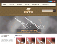 Tablet Screenshot of espakintl.com